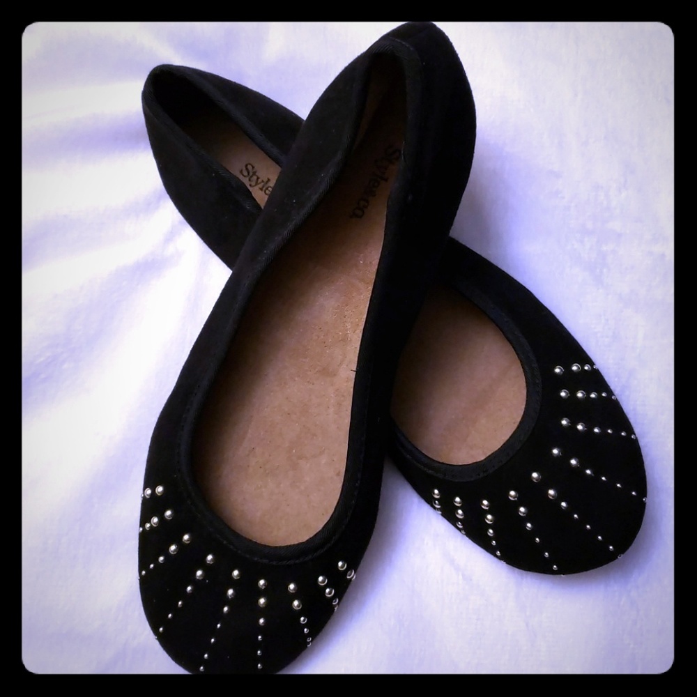 NEW Style and Co Black soft ballet flats Size 7